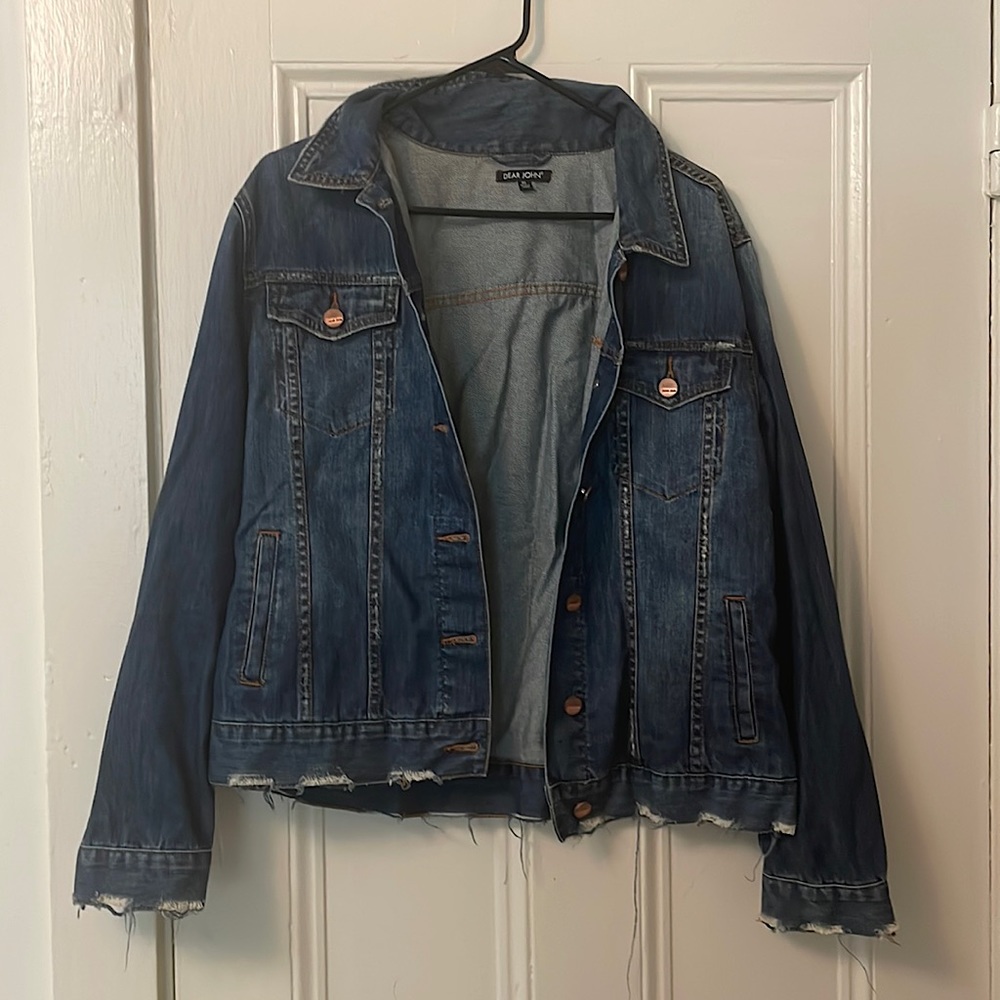 Distressed Jean Jacket